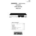 Cover page of ONKYO A06 Service Manual