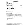 Cover page of PIONEER SJ750V Service Manual