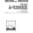 Cover page of TEAC A4300 Owner's Manual