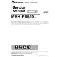 Cover page of PIONEER MEH-P6550/ES Service Manual