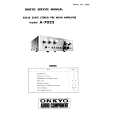 Cover page of ONKYO A-7022 Service Manual