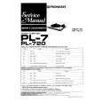 Cover page of PIONEER PL720 Service Manual