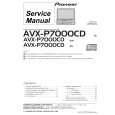 Cover page of PIONEER AVX-P7000CDES Service Manual