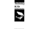 Cover page of TECHNICS SL-Q3 Owner's Manual