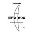 Cover page of PIONEER EFX-500/WYS5 Owner's Manual