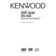 Cover page of KENWOOD DV-402 Owner's Manual