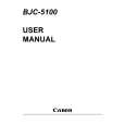 Cover page of CANON BJC-5100 Owner's Manual