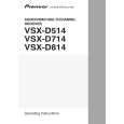 Cover page of PIONEER VSX-D714-K/SPWXJI Owner's Manual