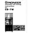 Cover page of PIONEER CB-7W Owner's Manual
