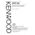 Cover page of KENWOOD DPC-52 Owner's Manual