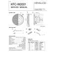 Cover page of KENWOOD KFCW2001 Service Manual