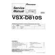 Cover page of PIONEER VSX-D810S Service Manual