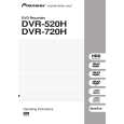Cover page of PIONEER DVR-720H-S/WYXK Owner's Manual