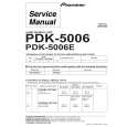 Cover page of PIONEER PDK-5006E Service Manual