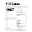 Cover page of PIONEER TX-606 Owner's Manual