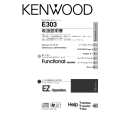 Cover page of KENWOOD E303 Owner's Manual