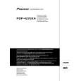 Cover page of PIONEER PDP-4270XA Owner's Manual
