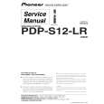 Cover page of PIONEER PDP-S12-LR Service Manual
