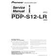 Cover page of PIONEER PDP-S12-LR/XIN1/E Service Manual