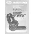 Cover page of SENNHEISER SI HDI 234 Owner's Manual