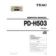 Cover page of TEAC PD-H503 Service Manual