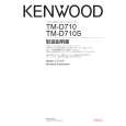 Cover page of KENWOOD TM-D710/D710S Owner's Manual