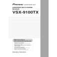 Cover page of PIONEER VSX-9100TX/KUXJ/CA Owner's Manual