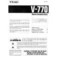 Cover page of TEAC V770 Owner's Manual