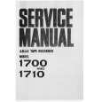 Cover page of AKAI 1700 Service Manual