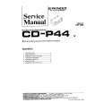 Cover page of PIONEER CD-P44 Service Manual