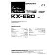 Cover page of PIONEER KXE20 Service Manual