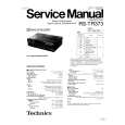 Cover page of TECHNICS RSTR373 Service Manual