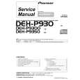 Cover page of PIONEER DEH-P9350 Service Manual