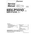 Cover page of PIONEER KEH-P1010-3 Service Manual