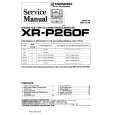 Cover page of PIONEER XRP260F Service Manual
