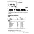 Cover page of PIONEER KEHP6600RS EW Service Manual