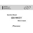 Cover page of PIONEER CDX-FM1277 Owner's Manual
