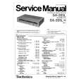 Cover page of TECHNICS SA203L/K Service Manual