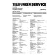 Cover page of TELEFUNKEN RS120CX Service Manual
