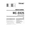 Cover page of TEAC MC-DX25 Service Manual