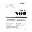 Cover page of TEAC W-850R Service Manual