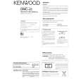 Cover page of KENWOOD DMCJ3 Owner's Manual