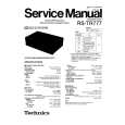 Cover page of TECHNICS RSTR777 Service Manual