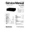 Cover page of TECHNICS SUX933 Service Manual