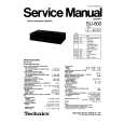 Cover page of TECHNICS SU800 Service Manual