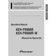 Cover page of PIONEER KEH-P8900R(-W) Owner's Manual