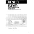 Cover page of DENON DVD-5000 Owner's Manual