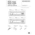 Cover page of KENWOOD KDC-1022 Service Manual