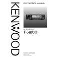 Cover page of KENWOOD TK-863G Owner's Manual