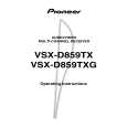 Cover page of PIONEER VSX-D859TX Owner's Manual